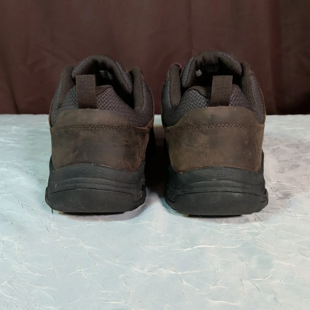 KEEN Targhee III Oxford Shoes Mens Size 12M Wide Brown Leather Hiking Sneakers